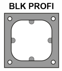 BLK PROFI s pravidelnou provětrávanou mezerou (tvárnice 40x40x33cm)